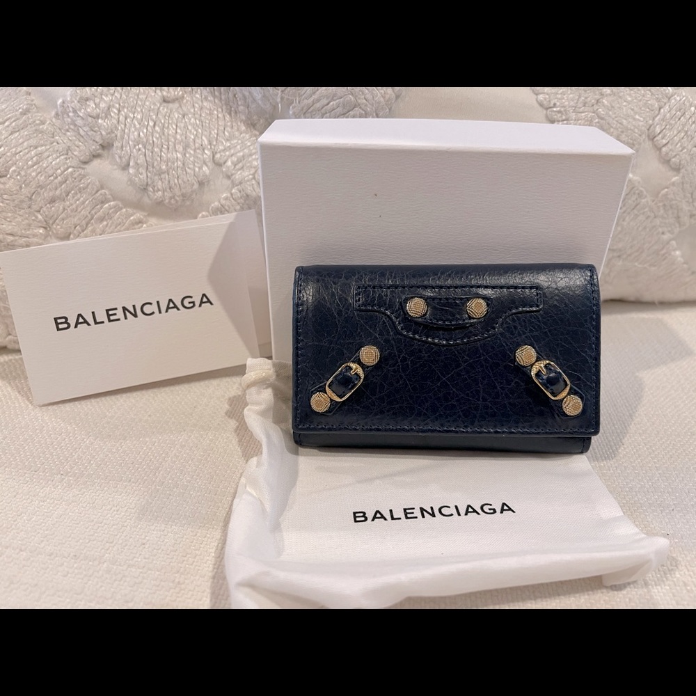 Balenciaga key and card holder